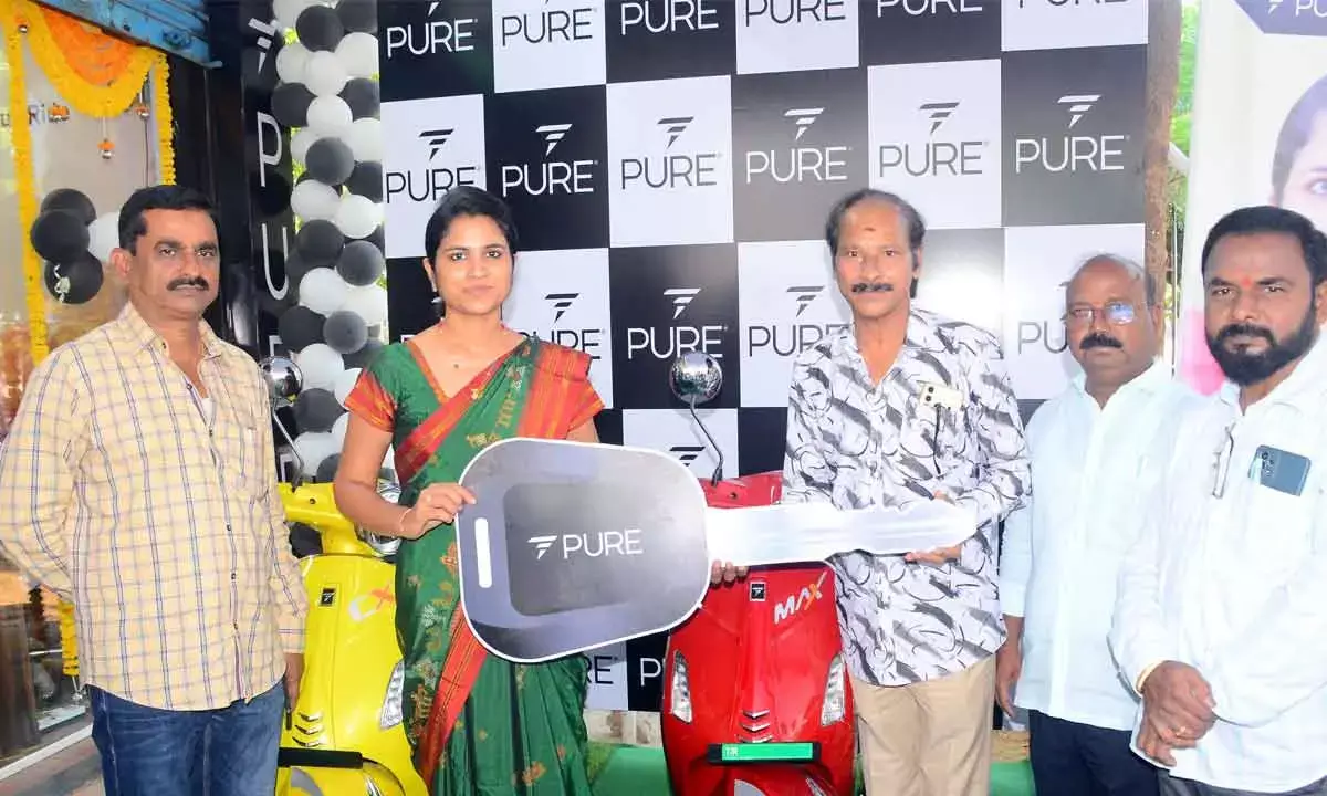 Pure EV Opens New Electric 2-Wheeler Showroom In TG