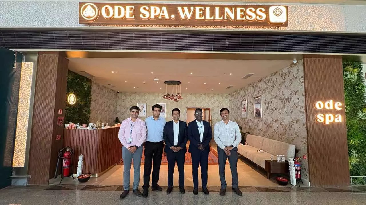 Ode Spa launches 3rd outlet at Hyd airport Ode Spa launches 3rd outlet at Hyd airport
