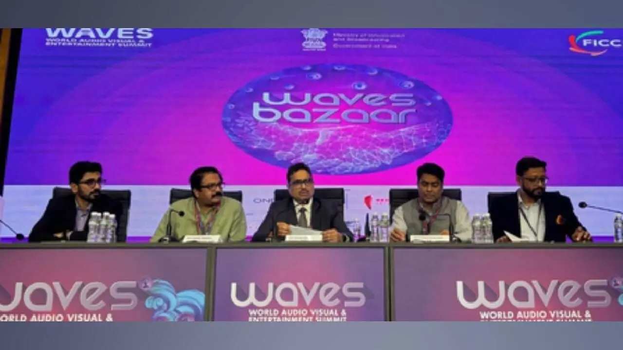 ‘WAVES Bazaar’ garners over Rs 250 crore, unveils major global alliances ‘WAVES Bazaar’ garners over Rs 250 crore, unveils major global alliances