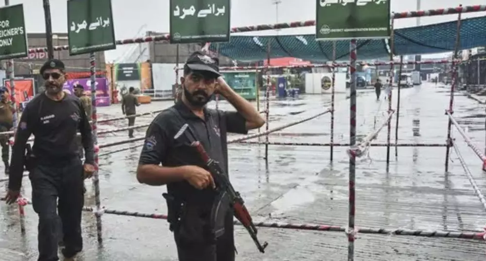 Drone strike hits Rawalpindi stadium ahead of PSL match Drone strike hits Rawalpindi stadium ahead of PSL match