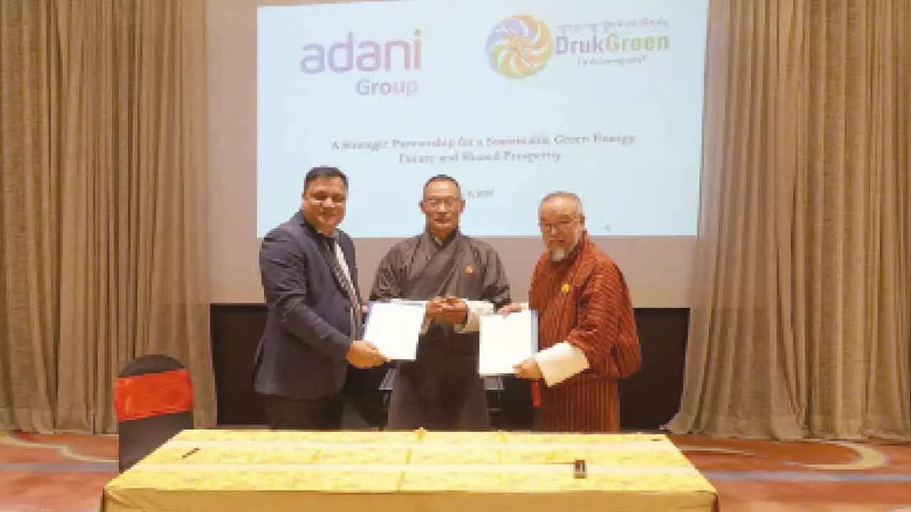 Adani To Help Develop Bhutan Hydropower Adani To Help Develop Bhutan Hydropower