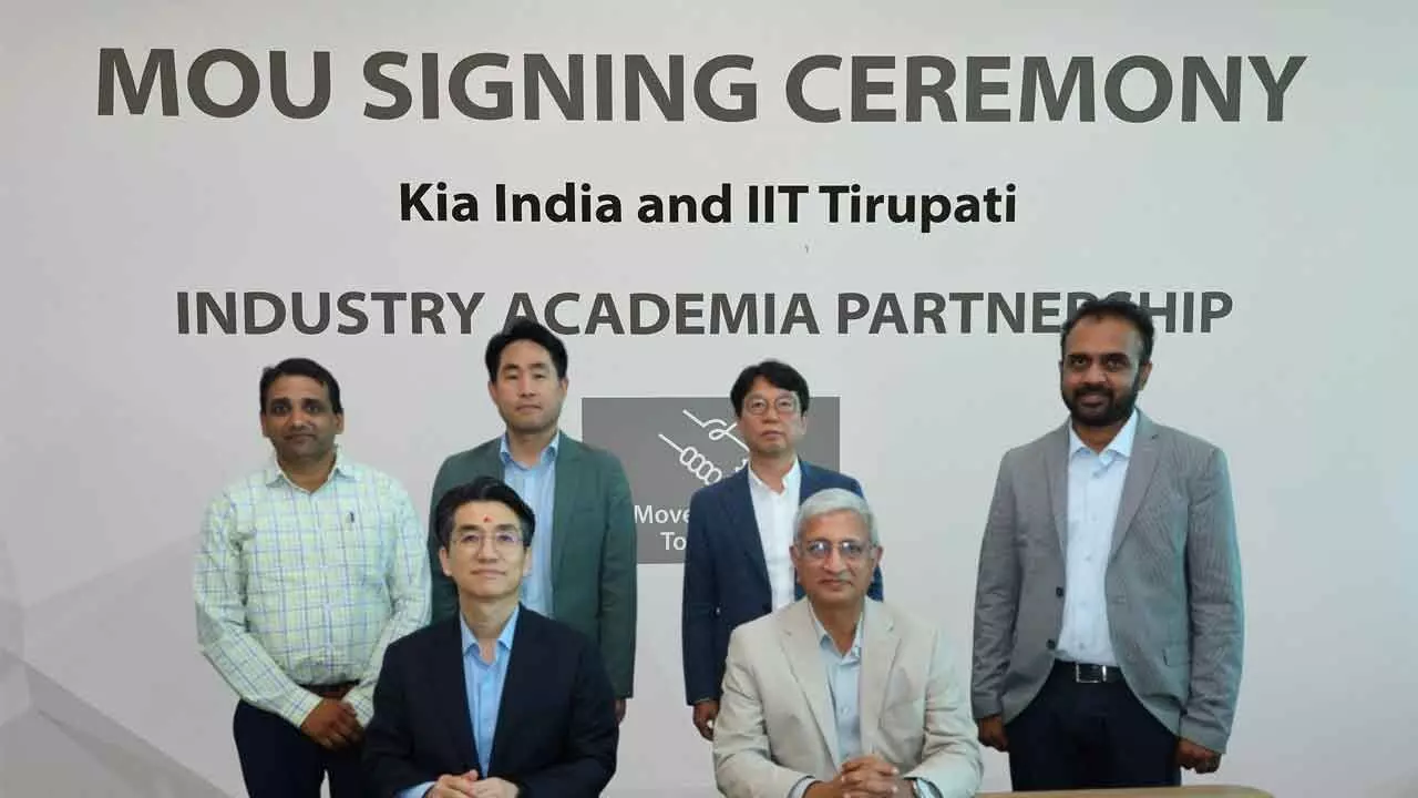 Kia, IIT-Tirupati Enter Key Pact Kia, IIT-Tirupati Enter Key Pact