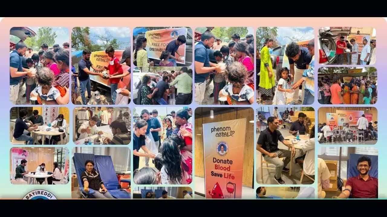 Phenom Leads Blood And Food Donation Drives Across Hyderabad and Vizag Phenom Leads Blood And Food Donation Drives Across Hyderabad and Vizag