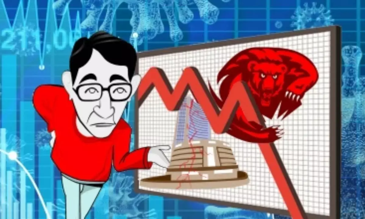 Stock market slips over 1 pc on profit booking after record rally