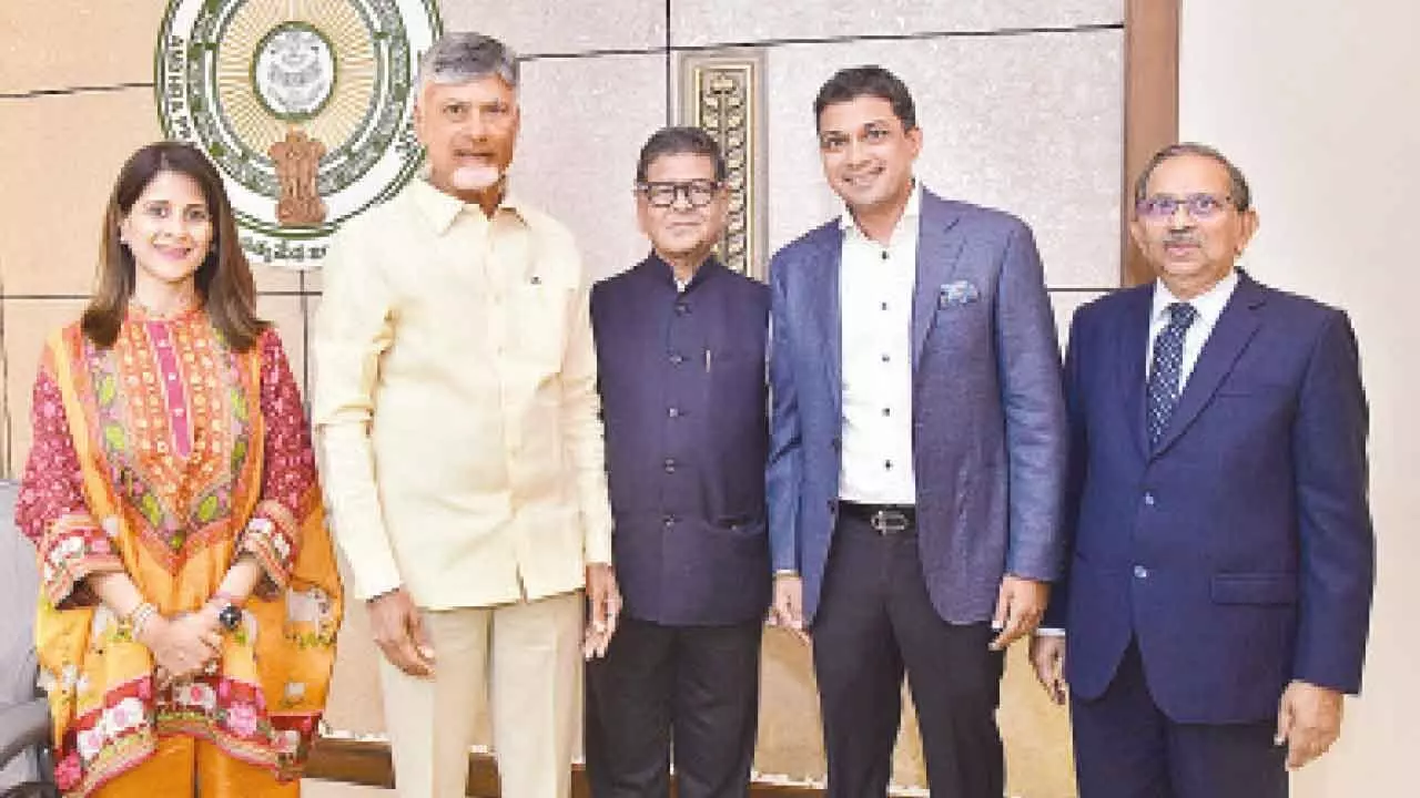 Jai Raj Ispat Chief Briefs AP CM On Plant Progress Jai Raj Ispat Chief Briefs AP CM On Plant Progress
