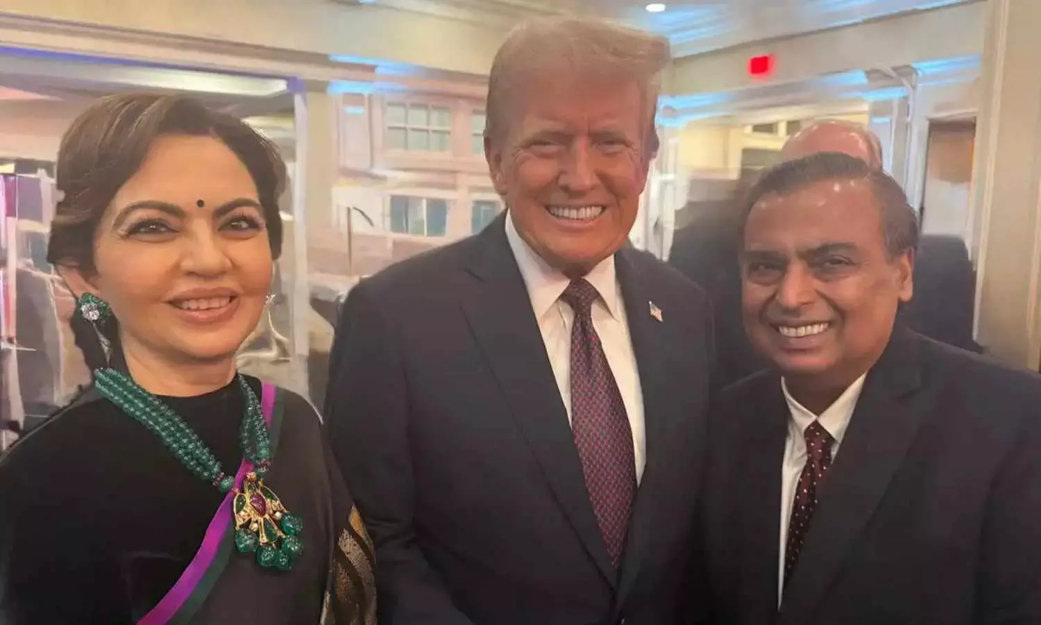 Mukesh Ambani Flies to Qatar; Meets Donald Trump, Qatar Emir