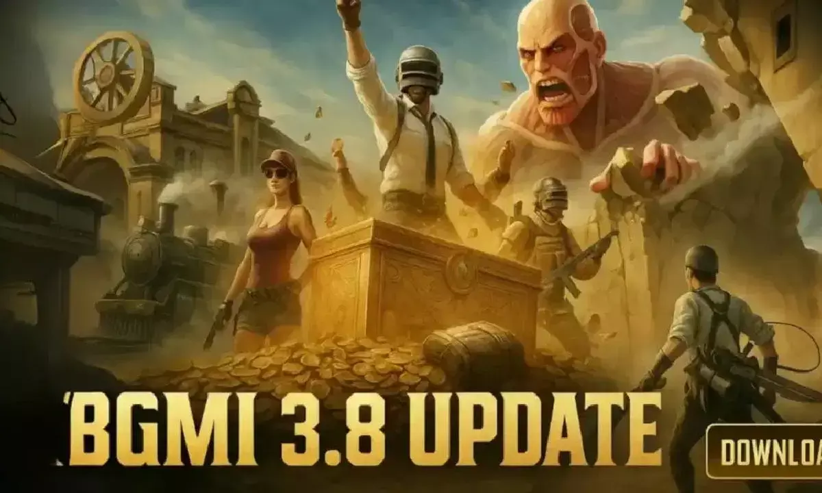 BGMI 3.8 Update Released: Giant Potion, Loot Trains & Attack on Titan Theme | Download Now