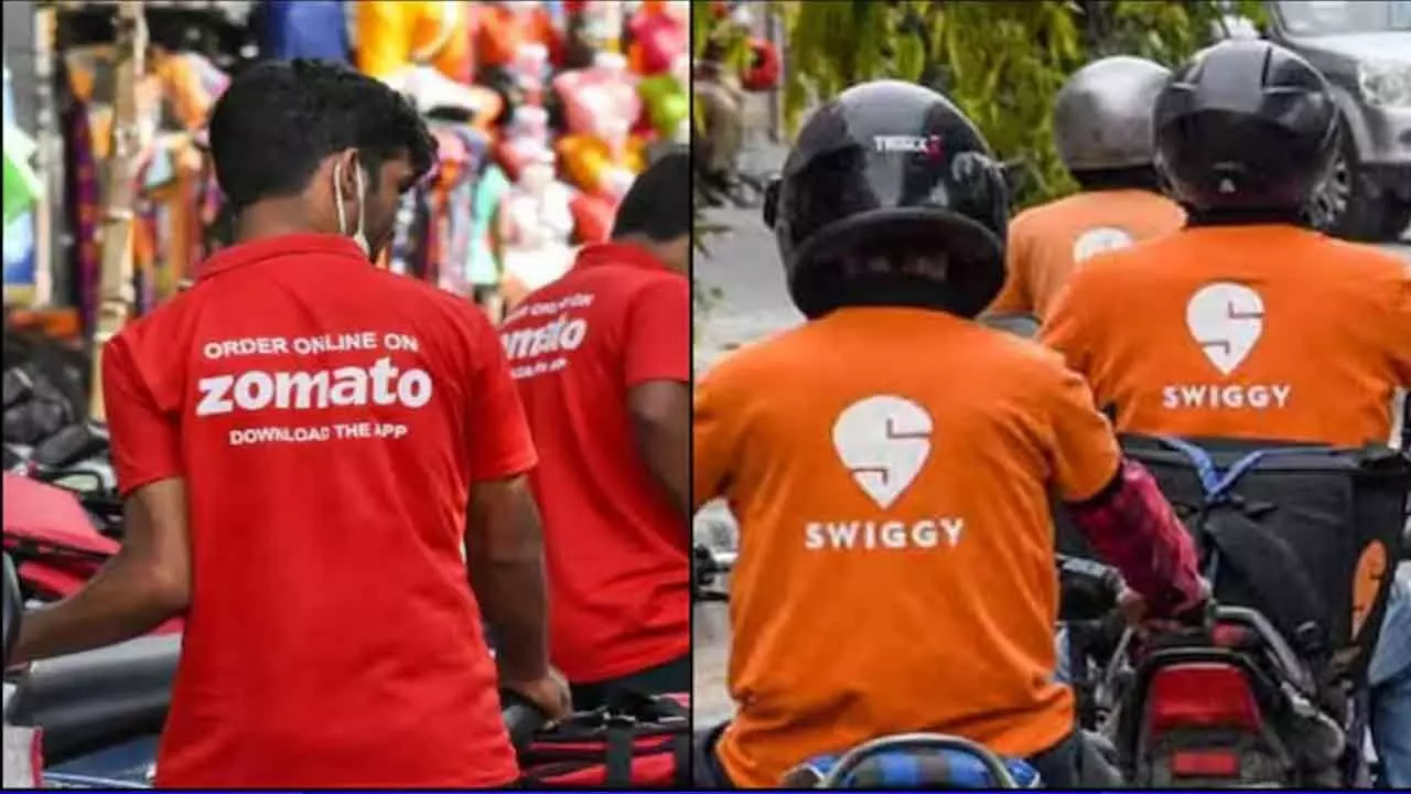 Zomato, Swiggy Slap Addl Charge In Rainy Season Zomato, Swiggy Slap Addl Charge In Rainy Season