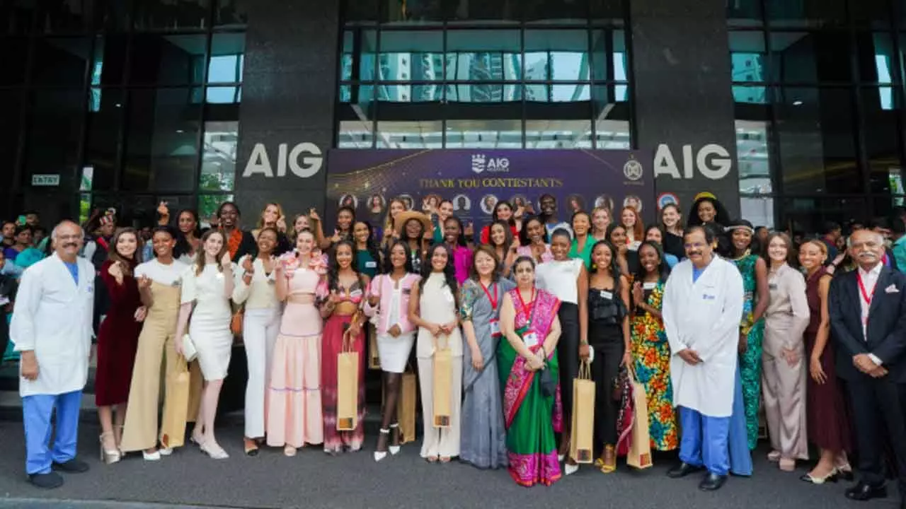 World Beauties Visit AIG Hospitals, Laud TG’s Healthcare Leadership World Beauties Visit AIG Hospitals, Laud TG’s Healthcare Leadership
