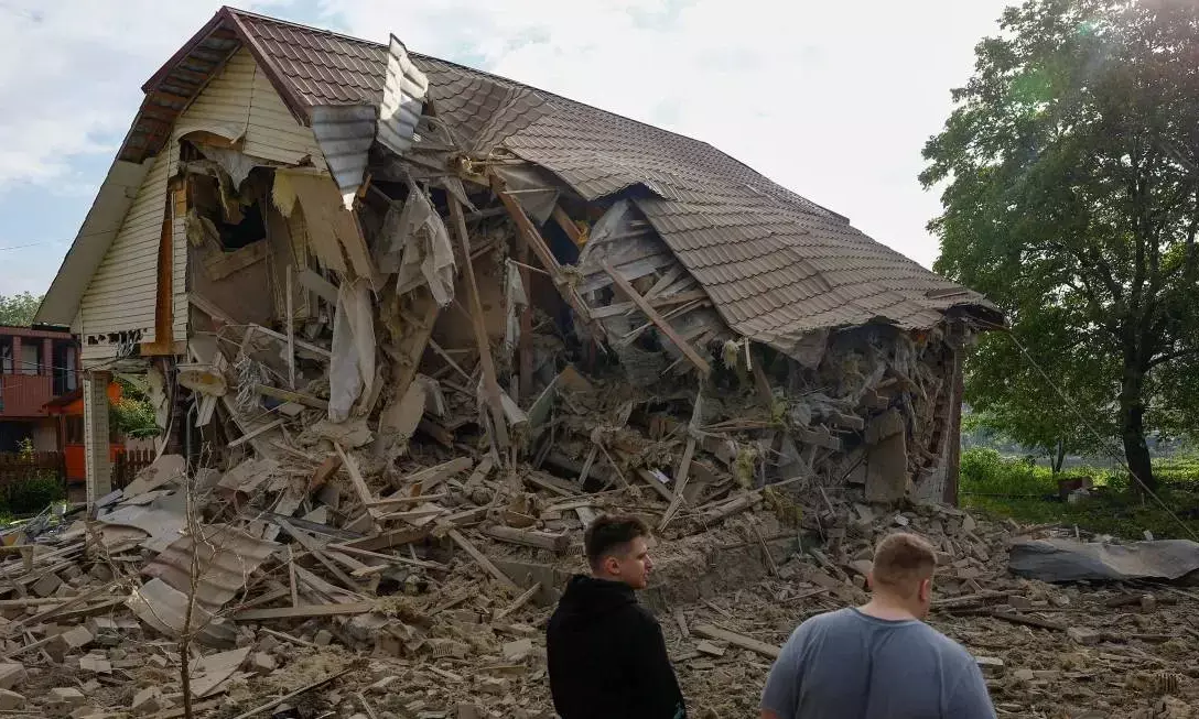 Russia Launches Largest Drone Attack on Ukraine Since War’s Start, Ukrainian Military Reports