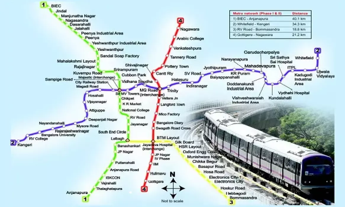 Bengaluru-Tumkur Metro Extension Set to Drive Sharp Rise in Land Prices