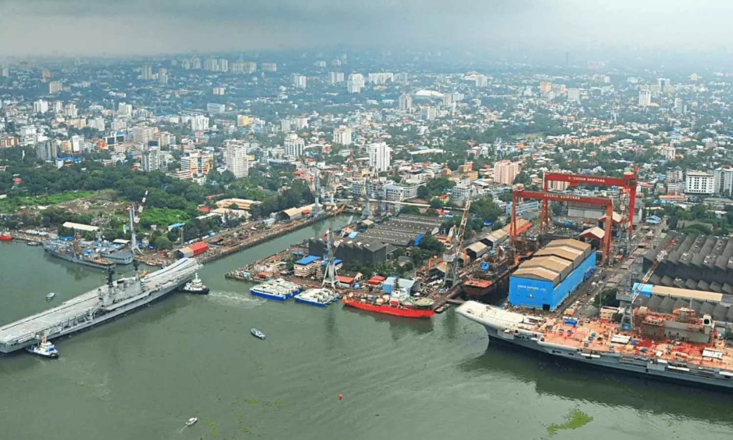 Cochin Shipyard Shares Down 5.79%; Investors Book Profits Cochin Shipyard Shares Down 5.79%; Investors Book Profits