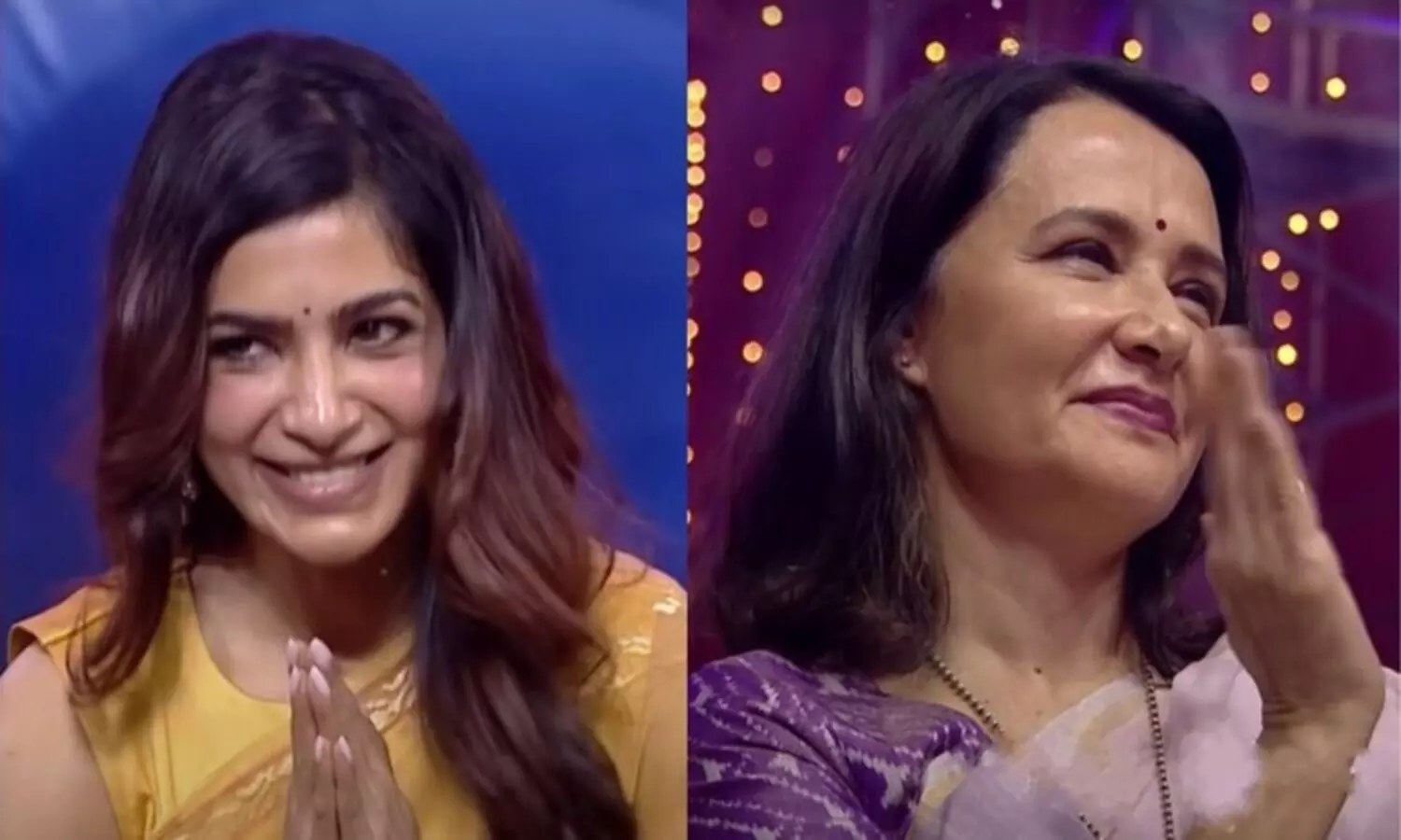 Samantha Ruth Prabhu and Amala Akkineni Reunite Publicly at Zee Awards Samantha Ruth Prabhu and Amala Akkineni Reunite Publicly at Zee Awards