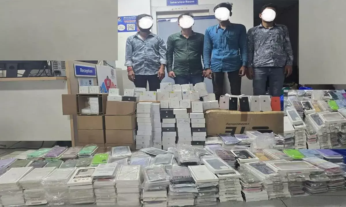 Hyderabad Gang Busted for Selling Fake Apple Mobile Accessories; ₹1.01 Crore Worth Property Seized