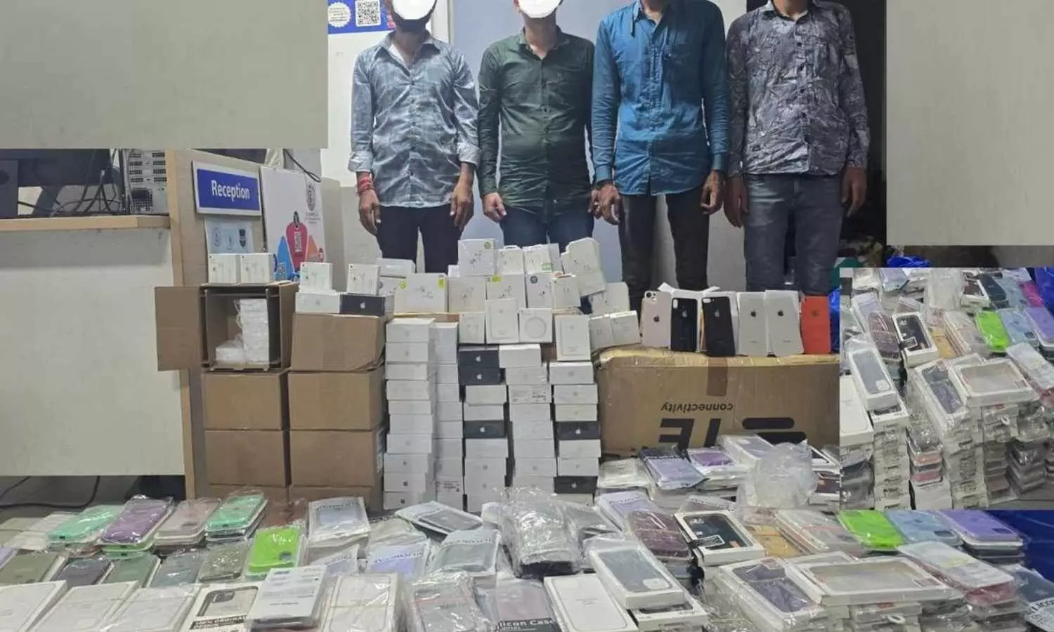 Hyderabad Police Nab Four, Seize ₹1.1 Crore Worth of Fake Apple Accessories Hyderabad Police Nab Four, Seize ₹1.1 Crore Worth of Fake Apple Accessories