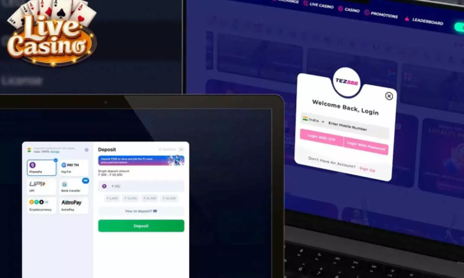 How to Deposit and Withdraw Funds in Live Casino?