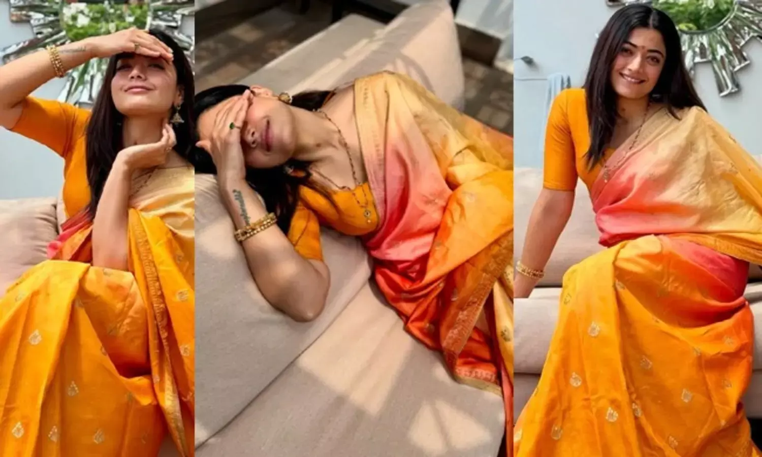 Did Vijay Deverakonda Capture Rashmika’s New Saree Photos?
