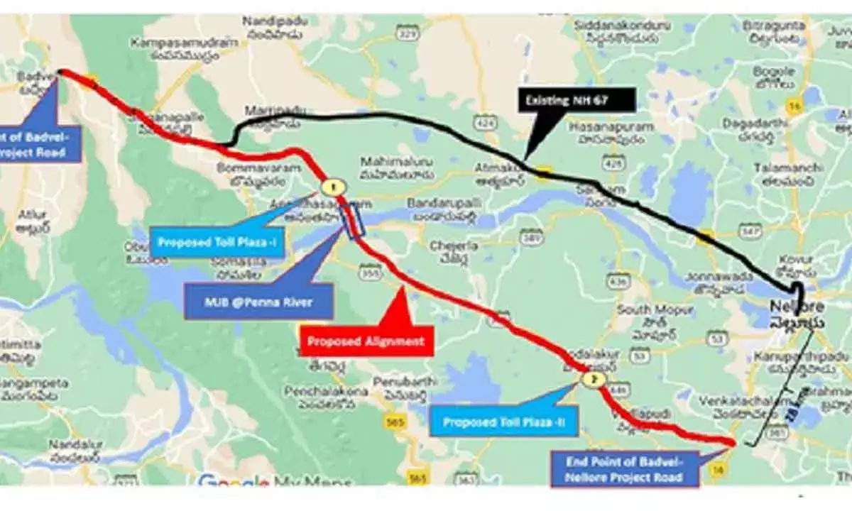 Badvel-Nellore Corridor Okayed With Rs 3,653 Cr Outlay