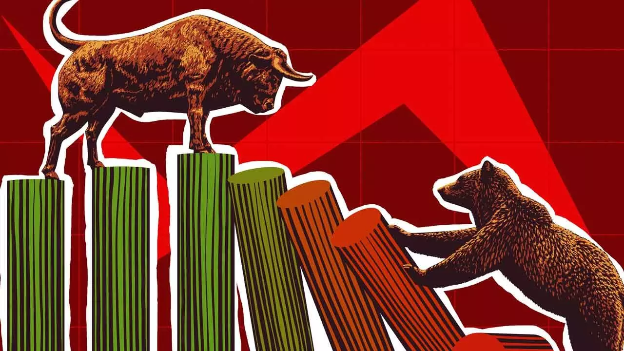Stock Markets Fall For 2nd Day On Selling In FMCG, Auto Shares Stock Markets Fall For 2nd Day On Selling In FMCG, Auto Shares