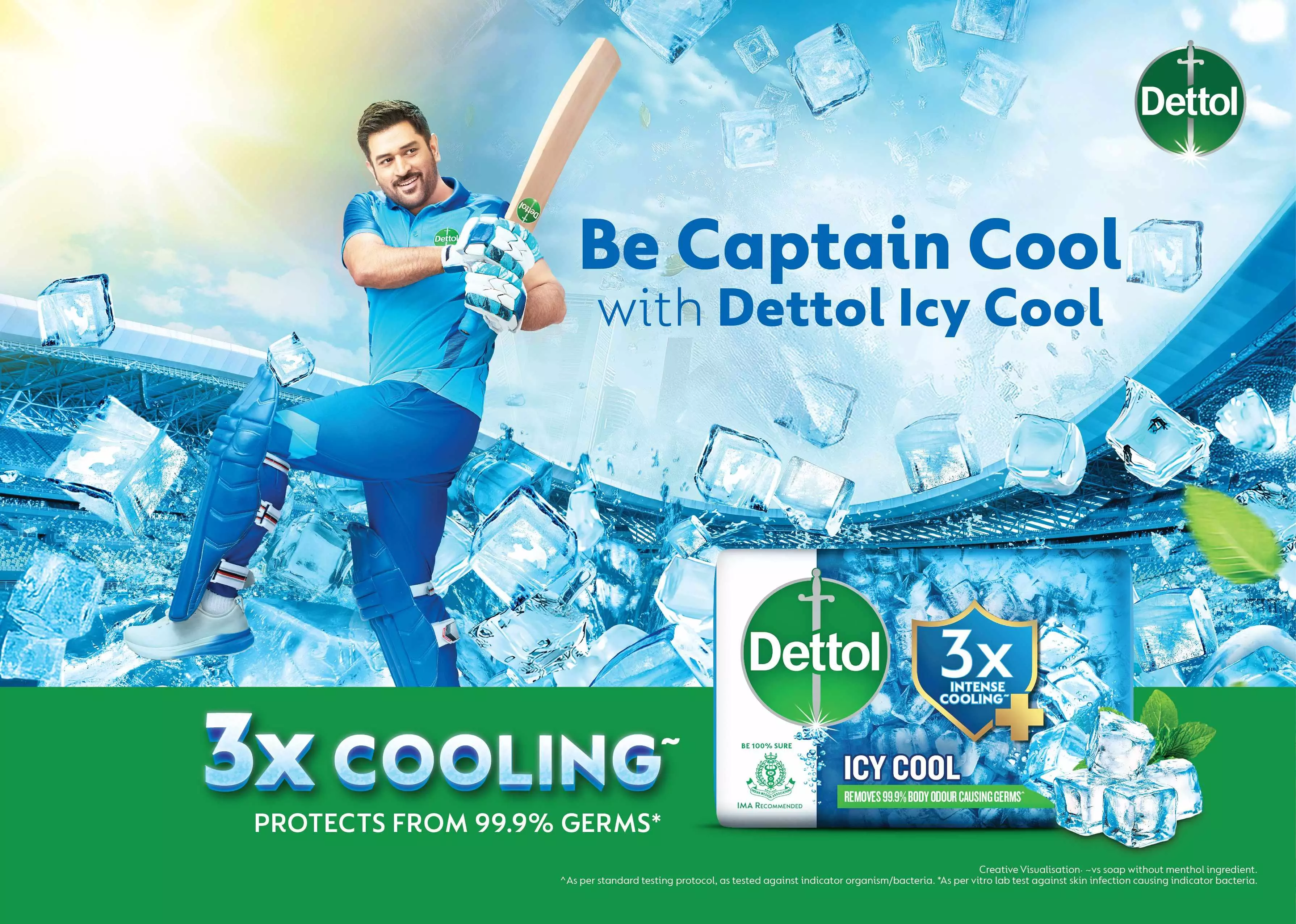 MS Dhoni to endorse Dettol as its brand ambassador MS Dhoni to endorse Dettol as its brand ambassador