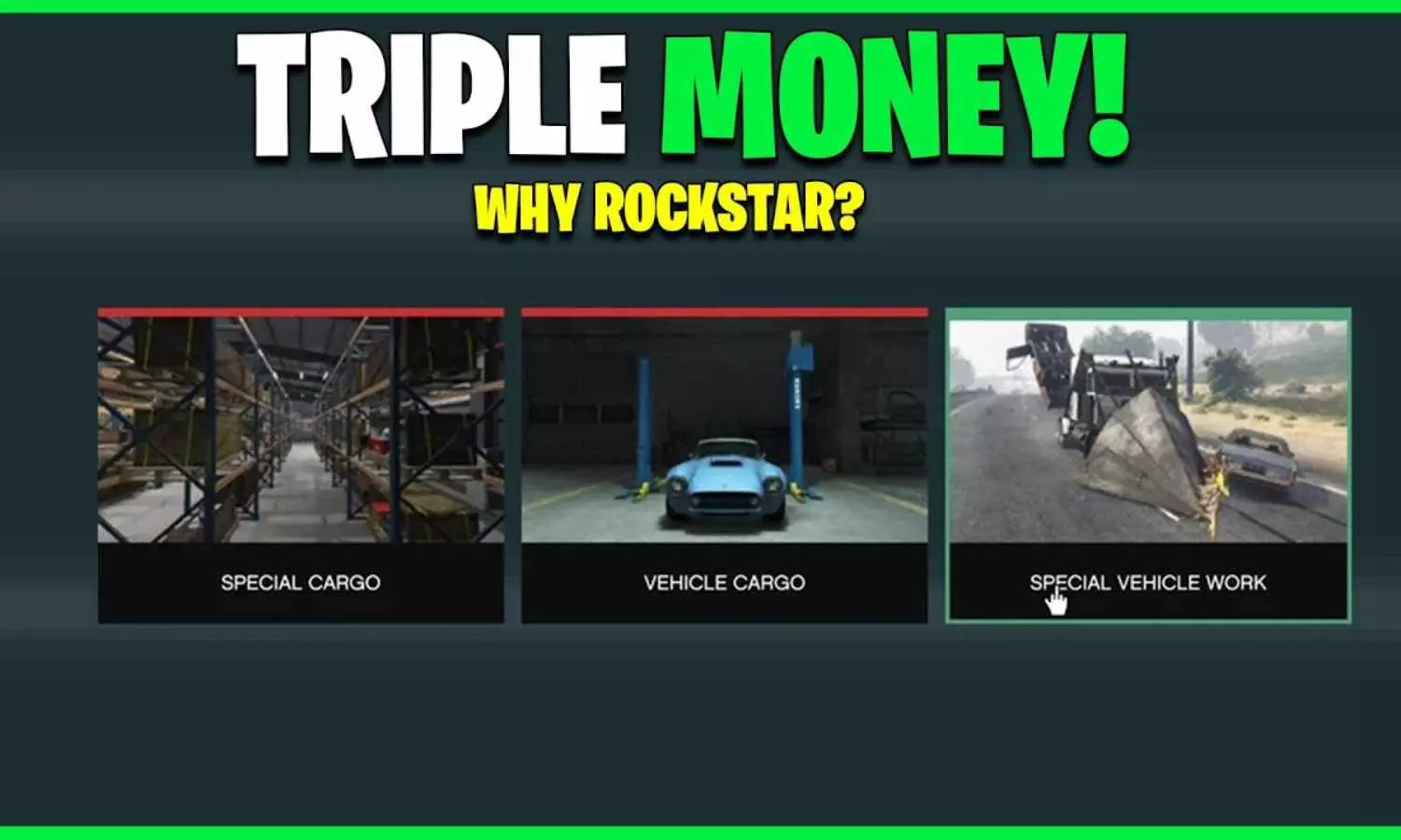 This Week in GTA Online: Triple Payouts on Special Vehicle Work and More Bonuses This Week in GTA Online: Triple Payouts on Special Vehicle Work and More Bonuses