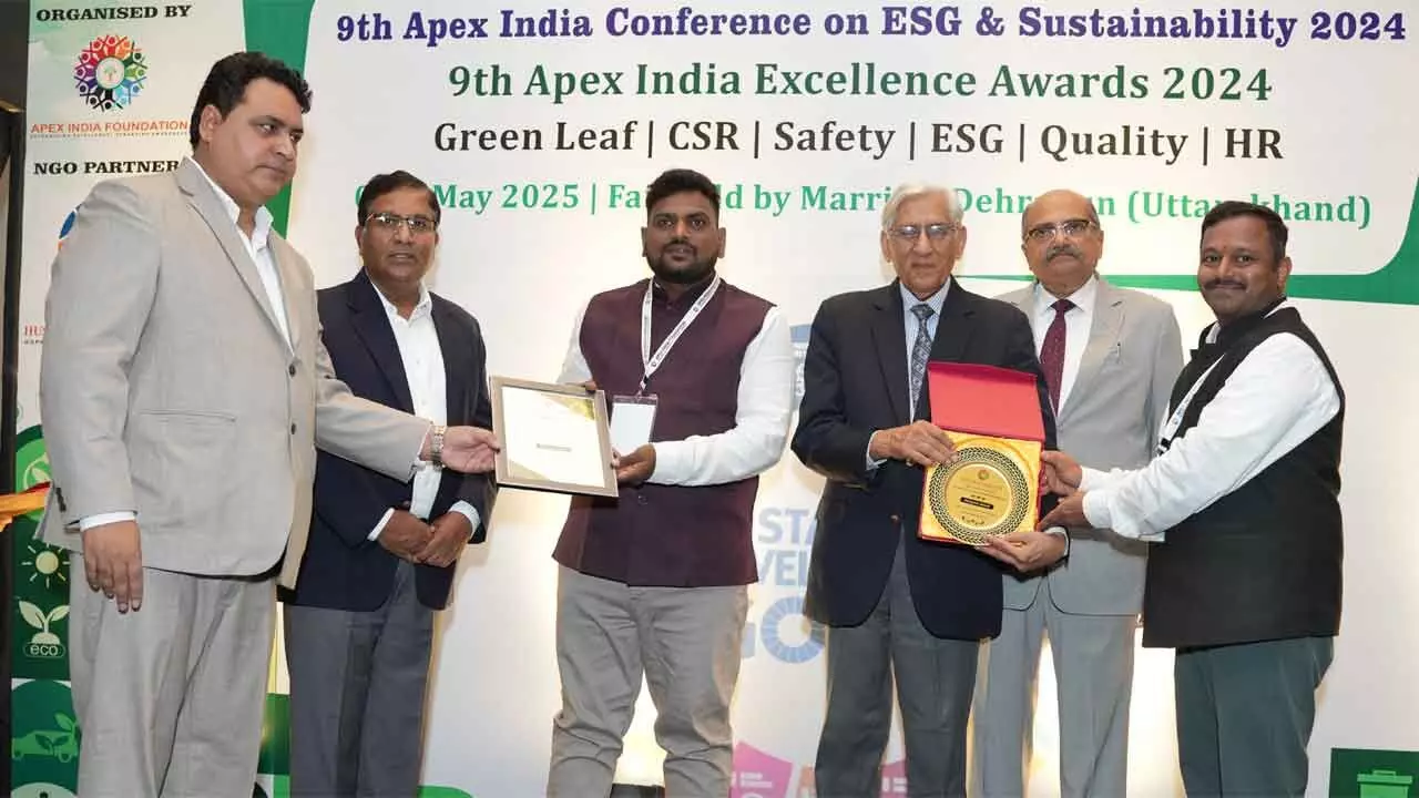 Apex Green Leaf Award for Gangavaram Port Apex Green Leaf Award for Gangavaram Port