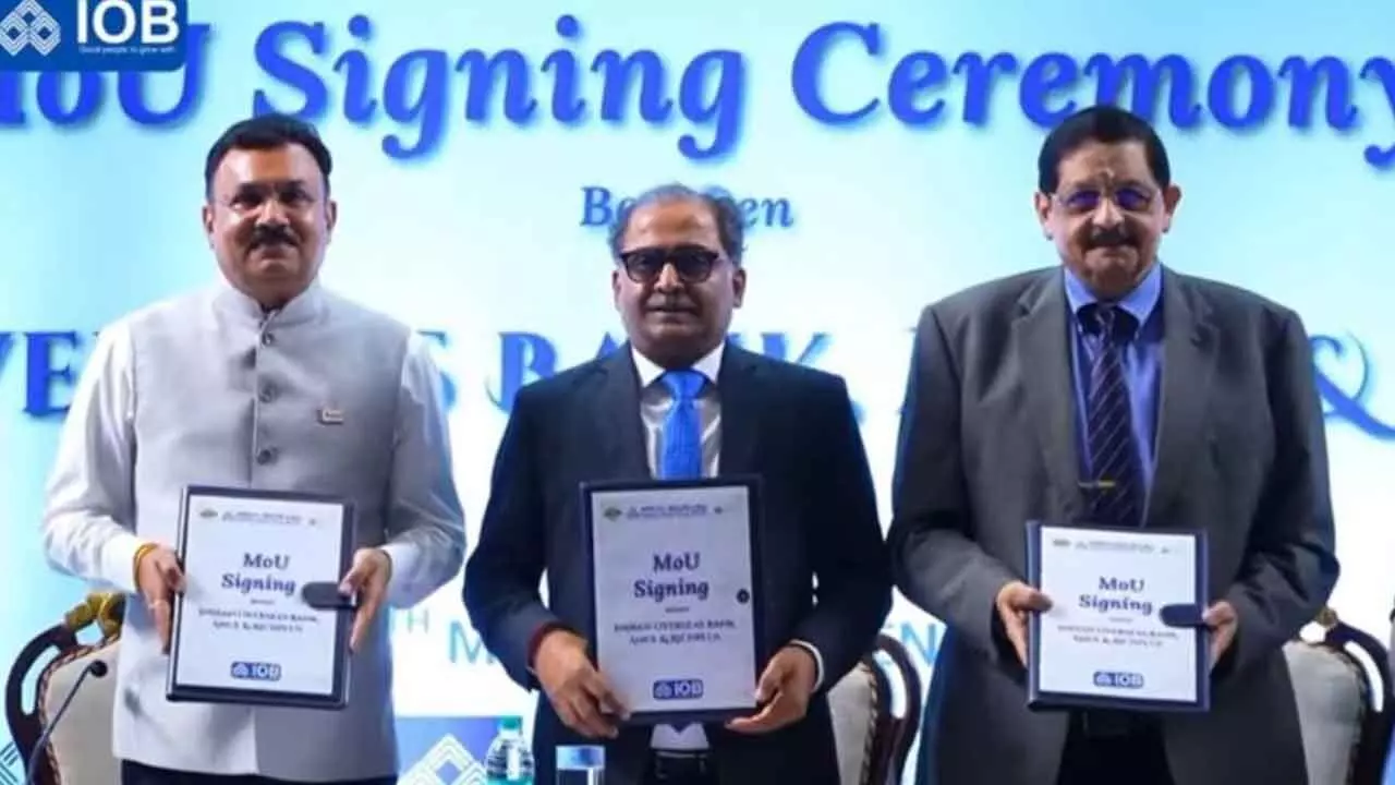 IOB signs MoU with Amul and Richplus IOB signs MoU with Amul and Richplus