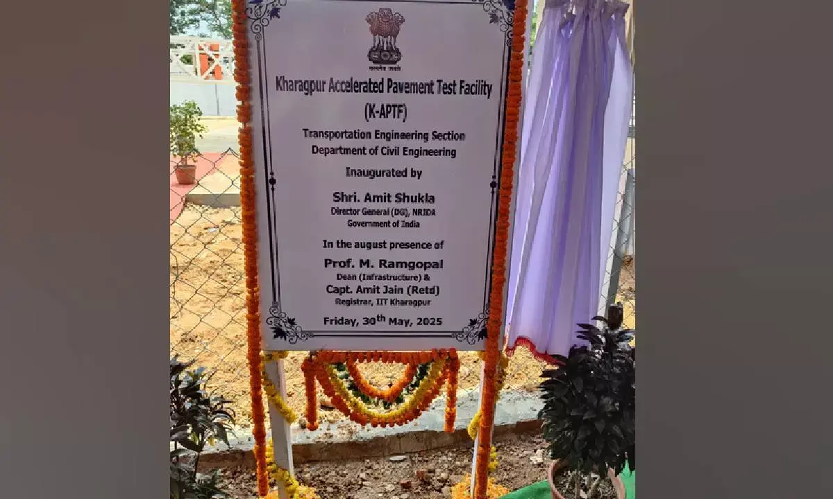 IIT Kharagpur launches India’s 1st academic accelerated pavement test facility