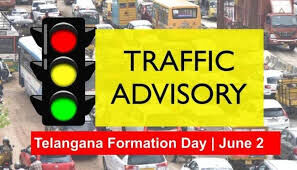 Hyderabad Traffic Alert: Diversions Announced for Telangana Formation Day on June 2 – Check Key Routes to Avoid!