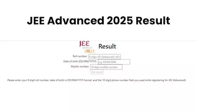 JEE Advanced 2025 Results Are Out — Check Your Score Now at jeeadv.ac.in! JEE Advanced 2025 Results Are Out — Check Your Score Now at jeeadv.ac.in!