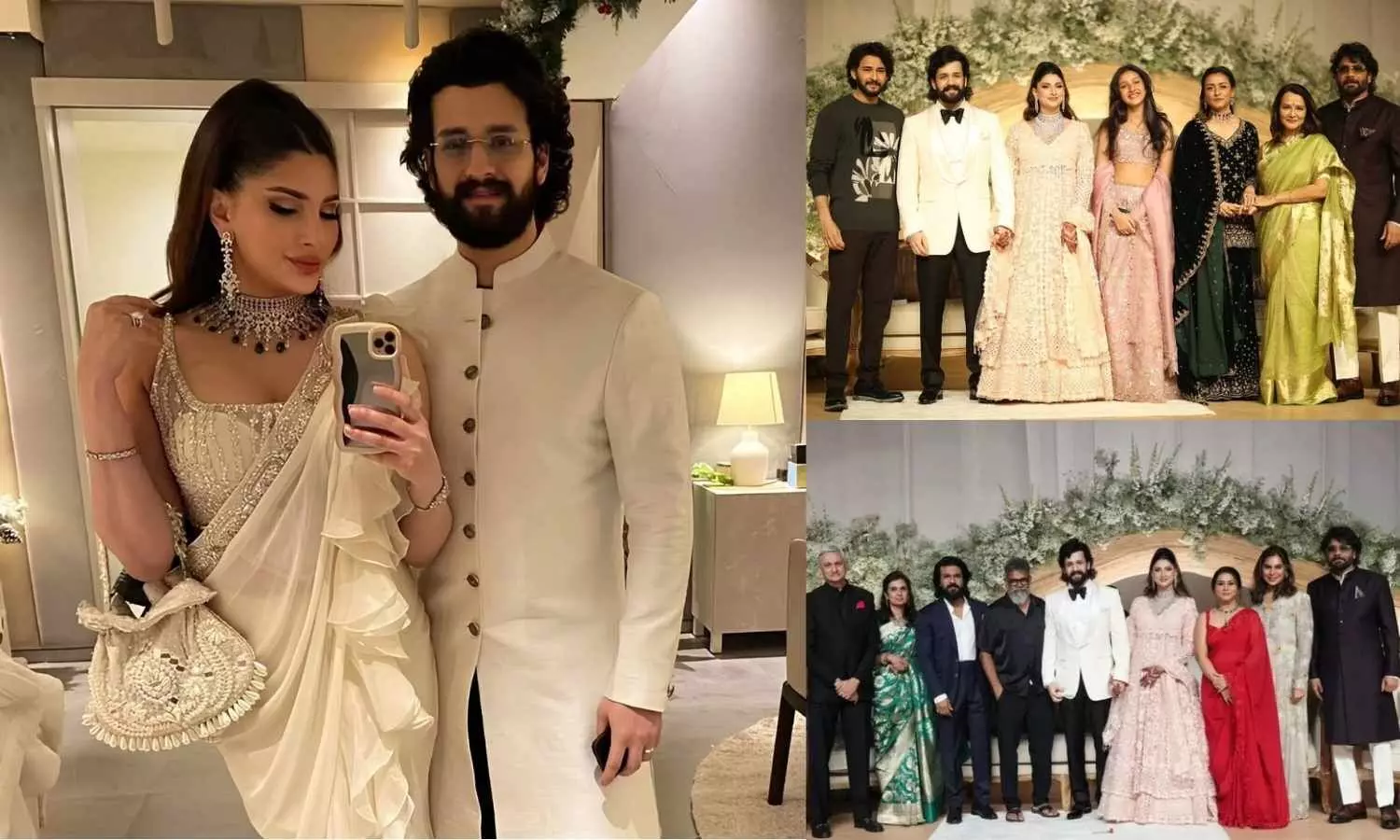 Akhil Akkineni-Zainab Ravdjee Wedding Reception: Ram Charan, Mahesh Babu, Suriya Grace the Event Akhil Akkineni-Zainab Ravdjee Wedding Reception: Ram Charan, Mahesh Babu, Suriya Grace the Event