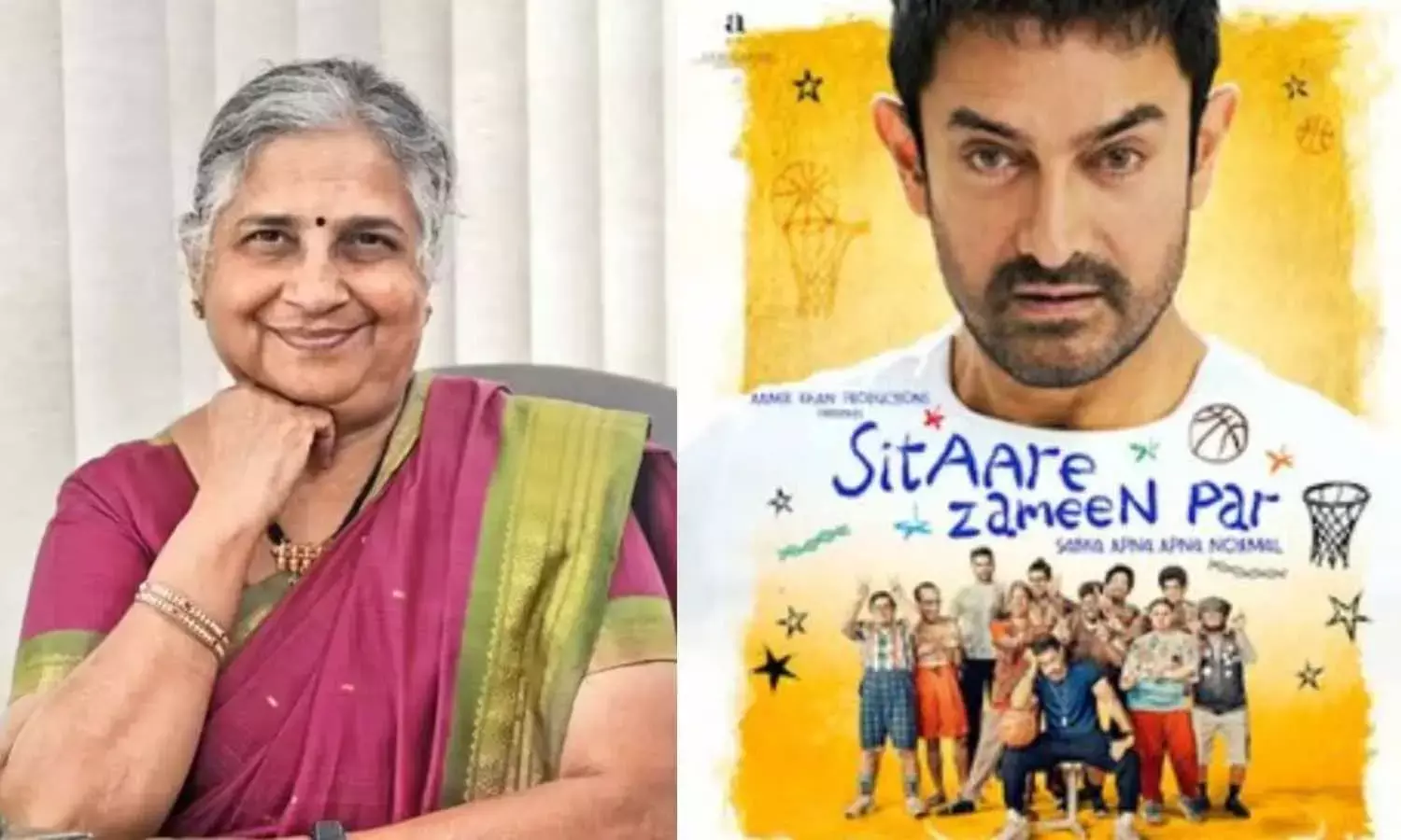 Sudha Murty Applauds Aamir Khan’s Sitaare Zameen Par, Calls It an “Eye-Opener”