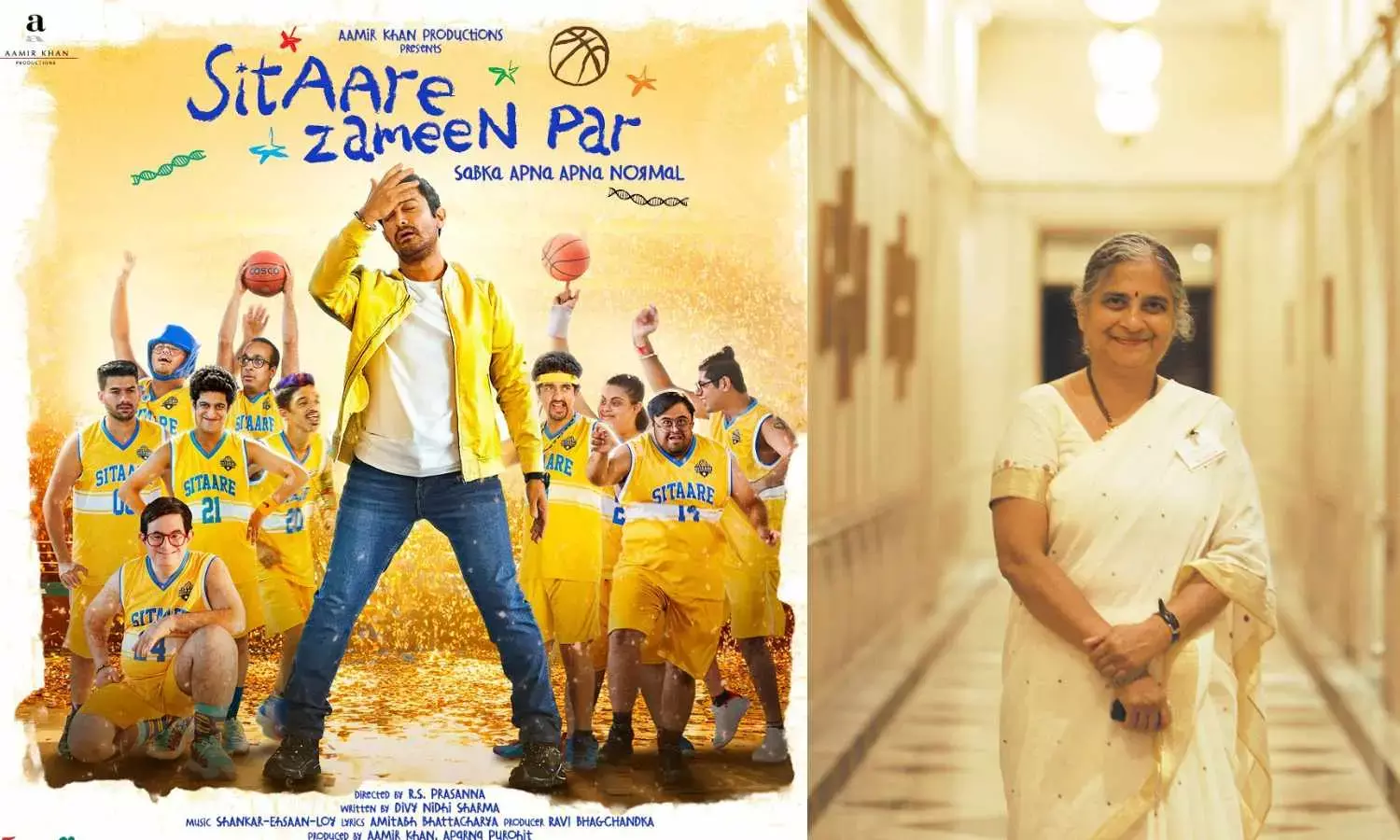 Sitaare Zameen Par First Review: Sudha Murty Calls Aamir Khan’s Film an Eye-Opener