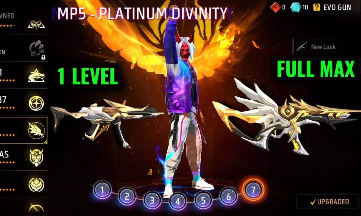 Garena Free Fire Max Redeem Codes for June 11, 2025: Unlock MP5 Platinum Divinity, AN94 Evil Howler and More from EVO Vault Event