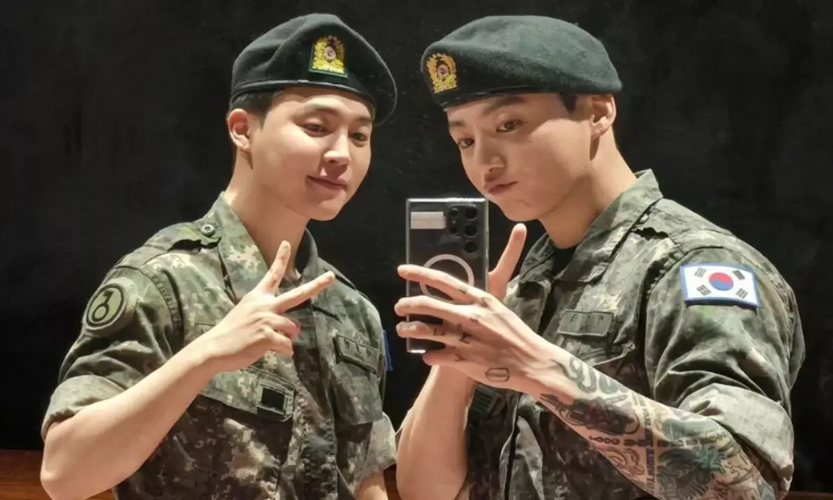 BTS’ Jimin and Jungkook Share First Selfie After Military Discharge, Tease Fans With Heartfelt Message BTS’ Jimin and Jungkook Share First Selfie After Military Discharge, Tease Fans With Heartfelt Message
