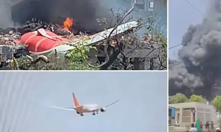 Air India Flight to London Crashes Near Ahmedabad, 242 Onboard; PM Modi Expresses Deep Grief Air India Flight to London Crashes Near Ahmedabad, 242 Onboard; PM Modi Expresses Deep Grief