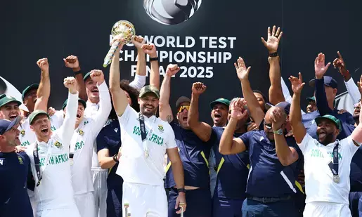 Sachin Tendulkar and Yuvraj Singh Celebrate South Africa’s Historic WTC Triumph Over Australia