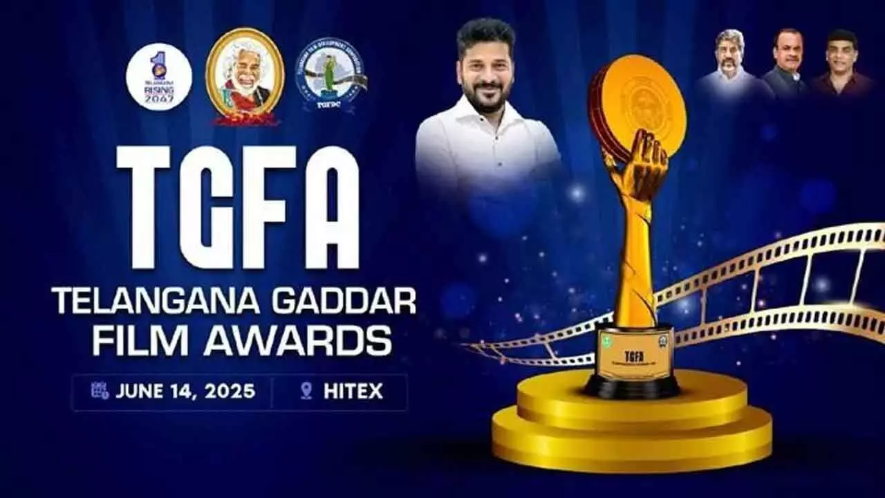 Telanganas Cinematic Tribute: First-Ever Gaddar Film Awards Set to Dazzle Hyderabad Telanganas Cinematic Tribute: First-Ever Gaddar Film Awards Set to Dazzle Hyderabad