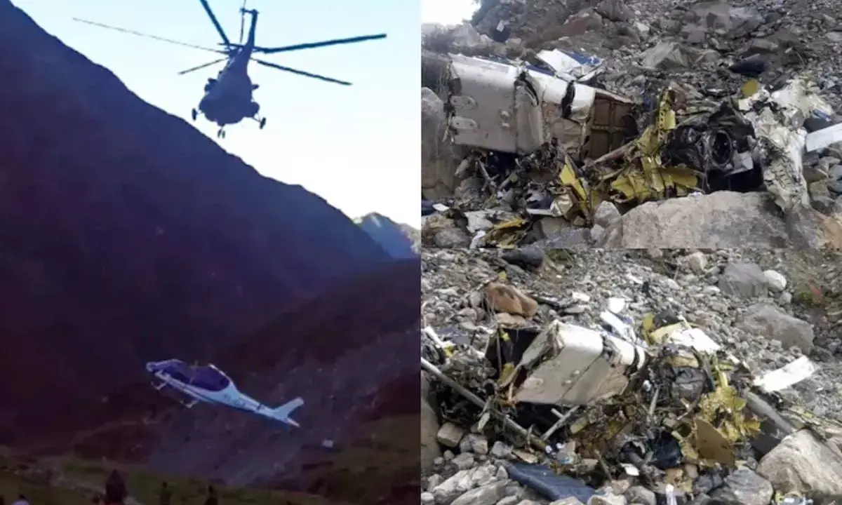 Uttarakhand Helicopter Crash Kills 7; Chopper Services to Kedarnath Suspended