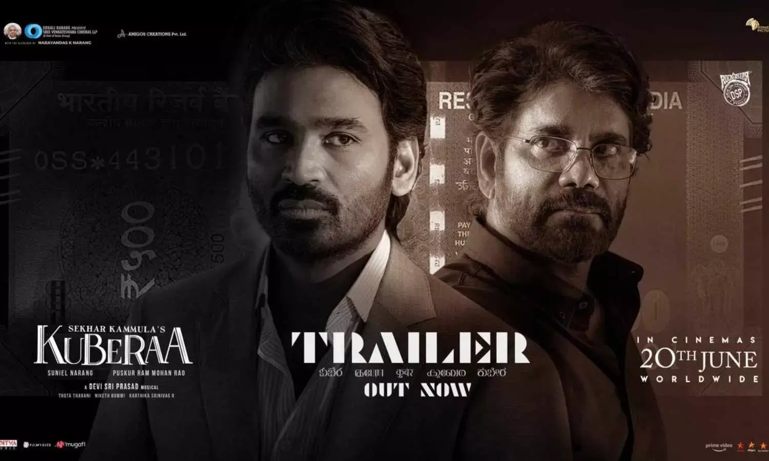 Kuberaa Advance Bookings Open Strong in US; Dhanush’s Socio-Drama Collects ₹30 Lakh Ahead of Release