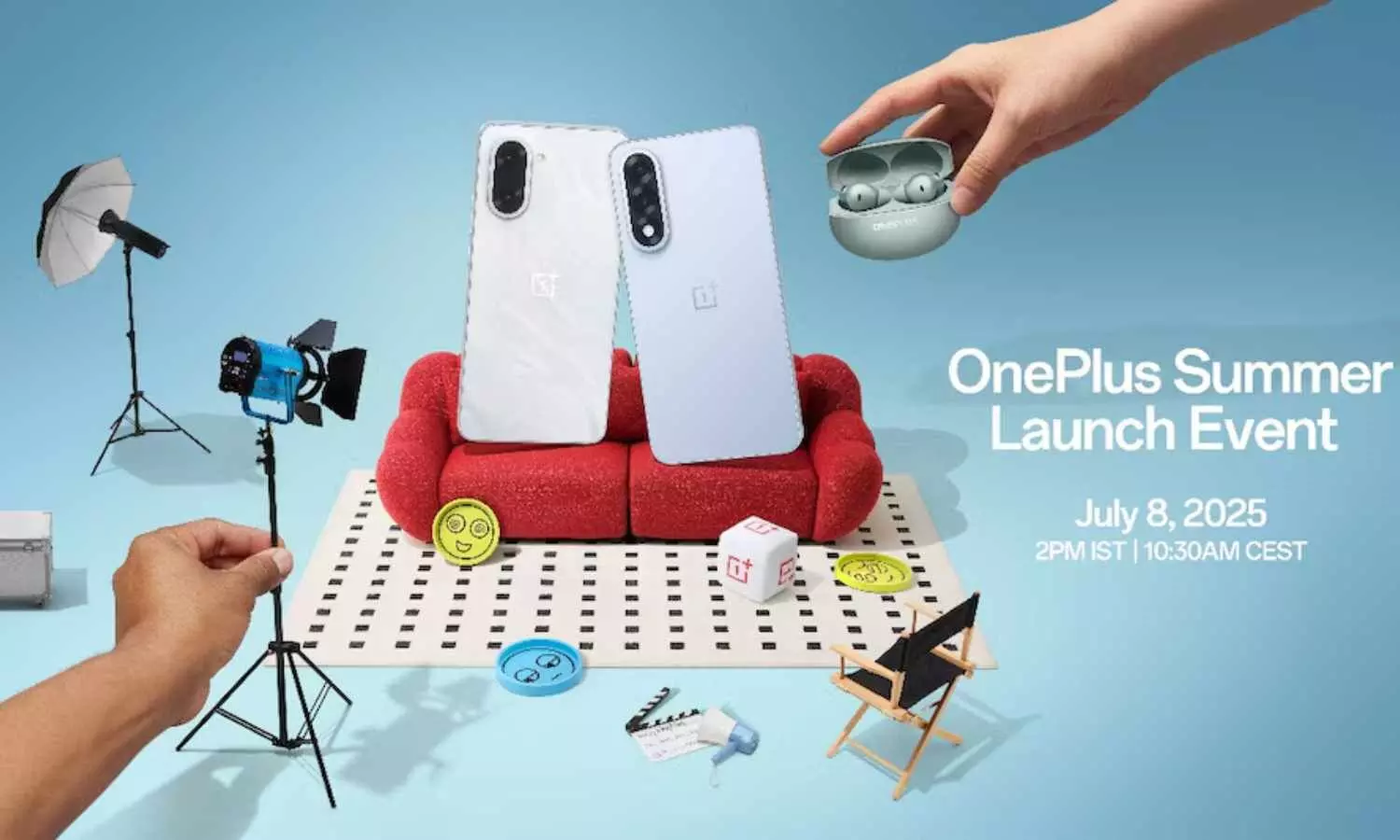 OnePlus Nord 5, Nord CE5 & Buds 4 Launching in India on July 8 – Specs, Features & More OnePlus Nord 5, Nord CE5 & Buds 4 Launching in India on July 8 – Specs, Features & More