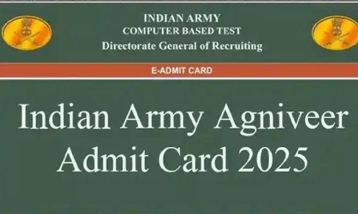 Indian Army Agniveer GD Admit Card 2025 Released: Download Now at joinindianarmy.nic.in