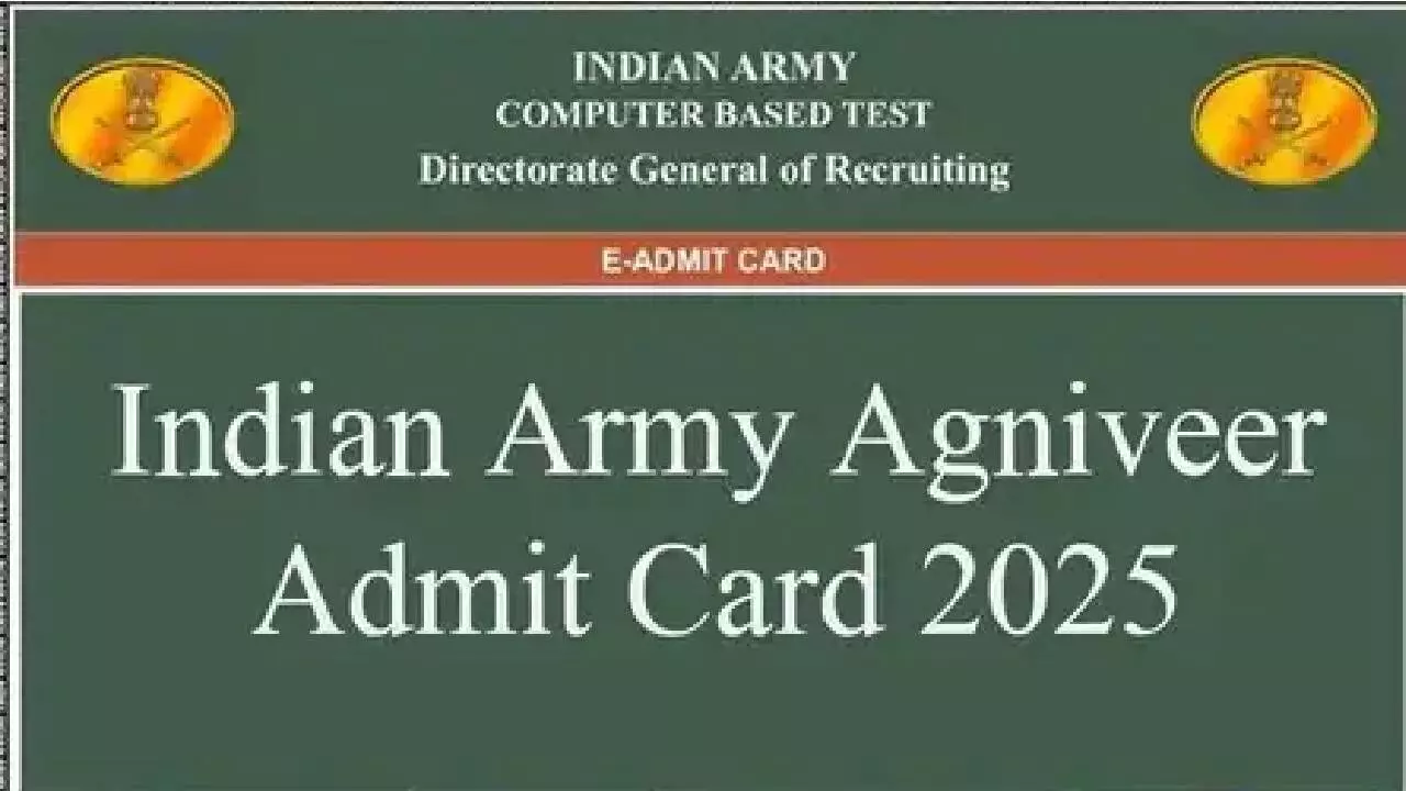 Indian Army Agniveer GD Admit Card 2025 Released: Download Now at joinindianarmy.nic.in Indian Army Agniveer GD Admit Card 2025 Released: Download Now at joinindianarmy.nic.in