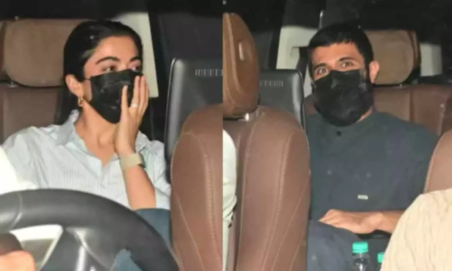 Vijay Deverakonda and Rashmika Mandanna Spark Dating Buzz Again as They Exit Airport Together in Same Car Vijay Deverakonda and Rashmika Mandanna Spark Dating Buzz Again as They Exit Airport Together in Same Car