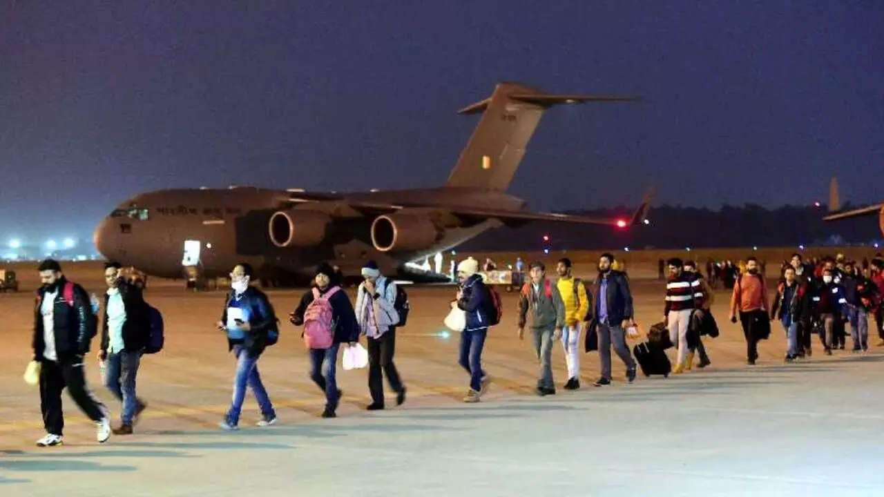 Flight Carrying Indian Students from War-Hit Iran Safely Lands in Delhi via Armenia Flight Carrying Indian Students from War-Hit Iran Safely Lands in Delhi via Armenia