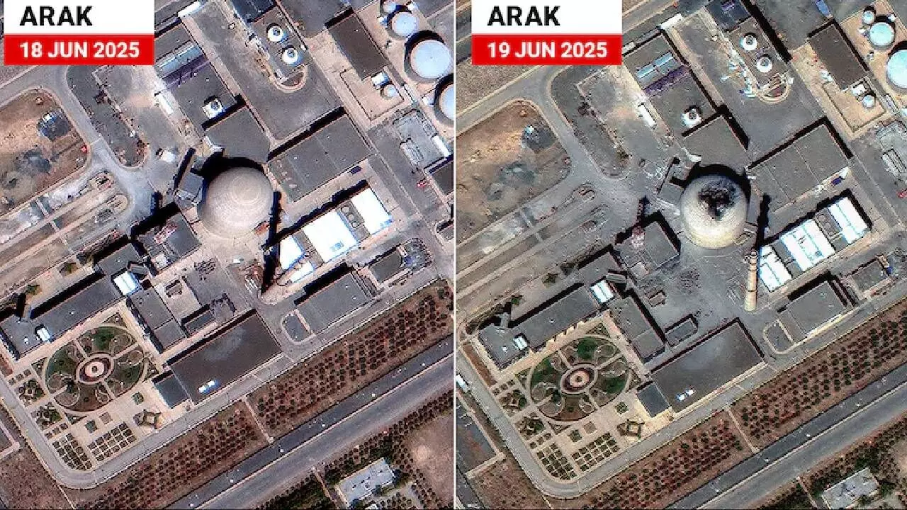 “Satellite Images Show Massive Damage to Iran’s Arak Nuclear Facility After Israeli Airstrikes” “Satellite Images Show Massive Damage to Iran’s Arak Nuclear Facility After Israeli Airstrikes”