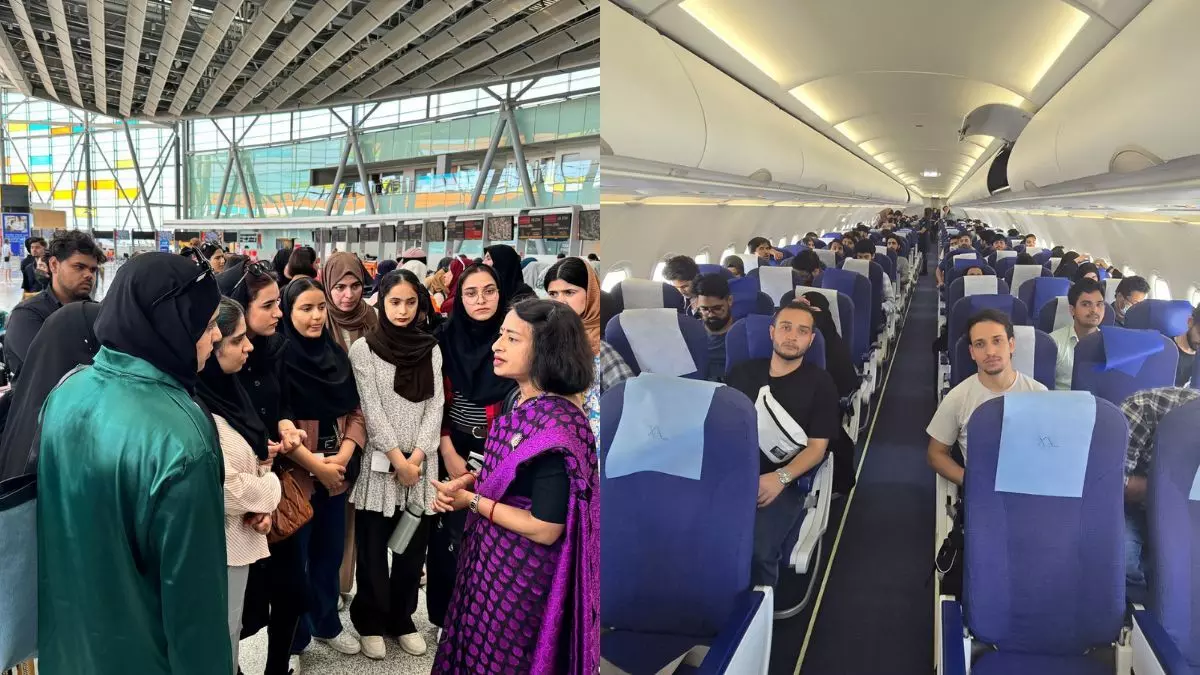 Operation Sindhu: 2 Flights Carrying Indian Evacuees from Iran Land Safely in Delhi, Passengers Chant Bharat Mata Ki Jai Operation Sindhu: 2 Flights Carrying Indian Evacuees from Iran Land Safely in Delhi, Passengers Chant Bharat Mata Ki Jai