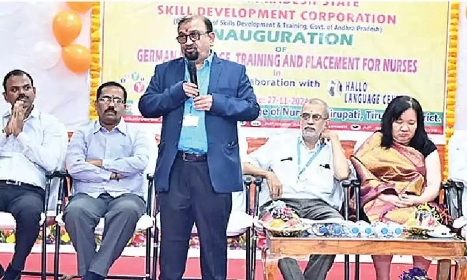 German language training for nurses inaugurated