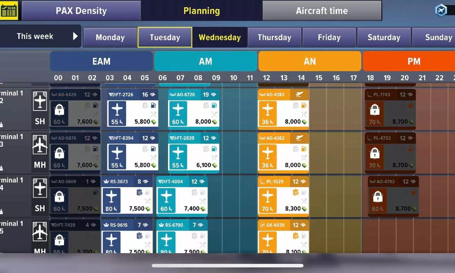 Airport Planning Teams can Fill the Gaps of Flight Schedules Airport Planning Teams can Fill the Gaps of Flight Schedules