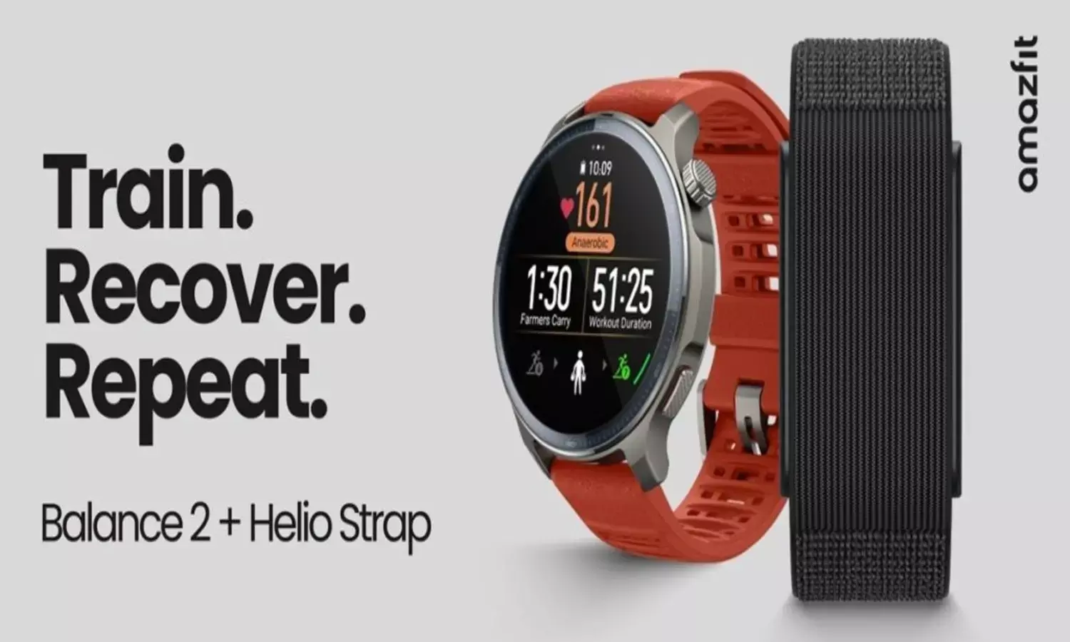 Amazfit Launches Balance 2 Smartwatch and Helio Strap